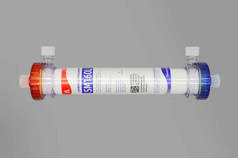 Disposable hollow fiber dialyzer (PC)